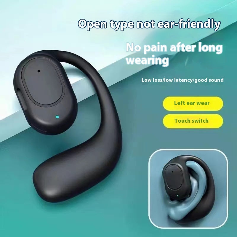 Business Wireless Headset Ear-mounted Non In-ear Smart Digital Display