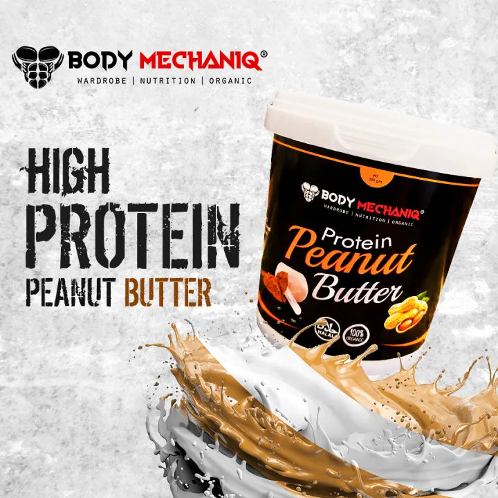 Bodymechaniq high protein peanut butter - 500 gm